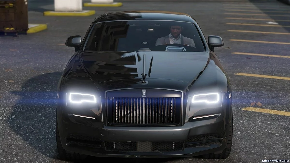 2019 劳斯莱斯 Wraith 黑色徽章 [附加 | 动画标志] / GTA 5