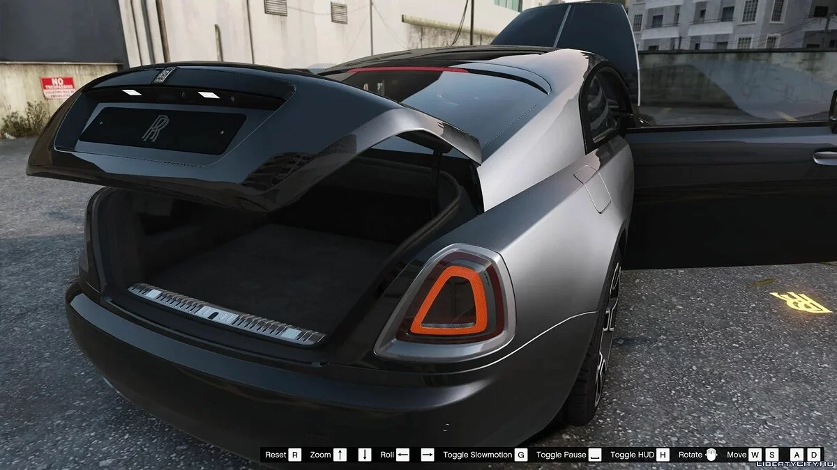 2019 劳斯莱斯 Wraith 黑色徽章 [附加 | 动画标志] / GTA 5