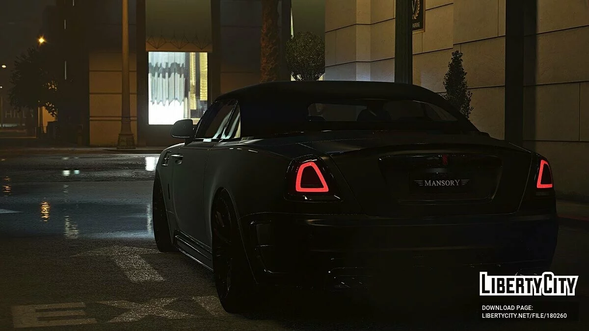 2018 MANSORY 劳斯莱斯 黎明黑色拼贴 / GTA 5