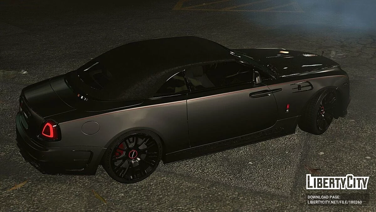 2018 MANSORY 劳斯莱斯 黎明黑色拼贴 / GTA 5
