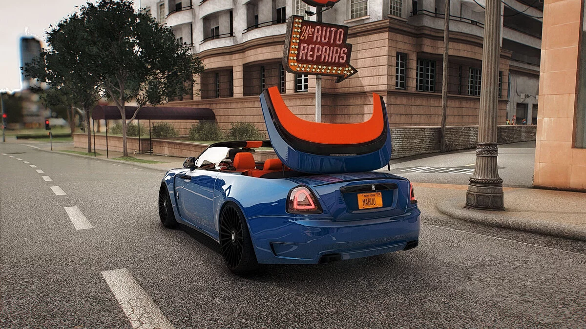 Rolls Royce Dawn Novitec Cabrio 2020 Widebody [Atap Animasi] / GTA 5