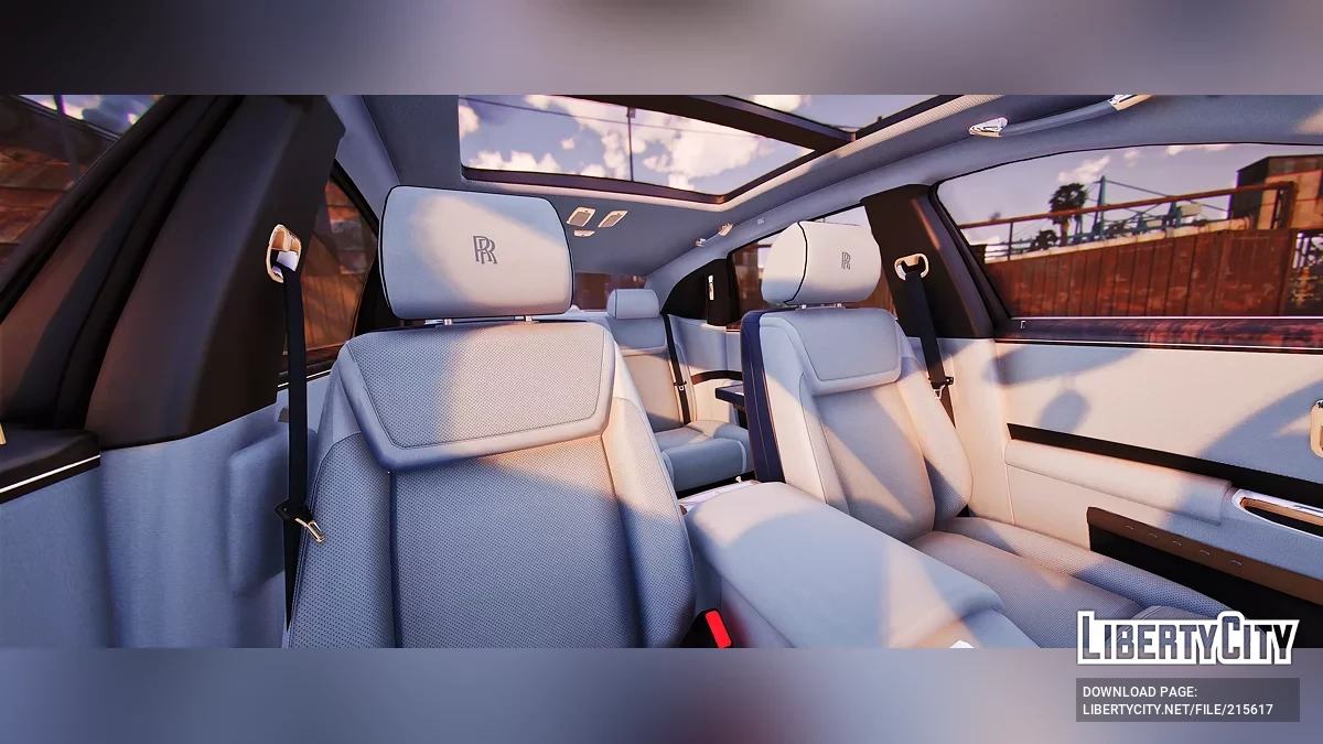 Rolls Royce Ghost EWB Police Modern Lights / GTA 5