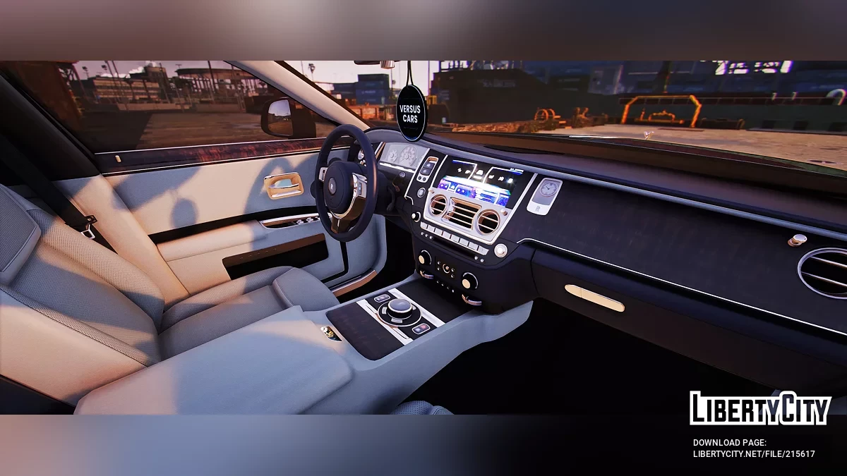 Rolls Royce Ghost EWB Police Modern Lights / GTA 5