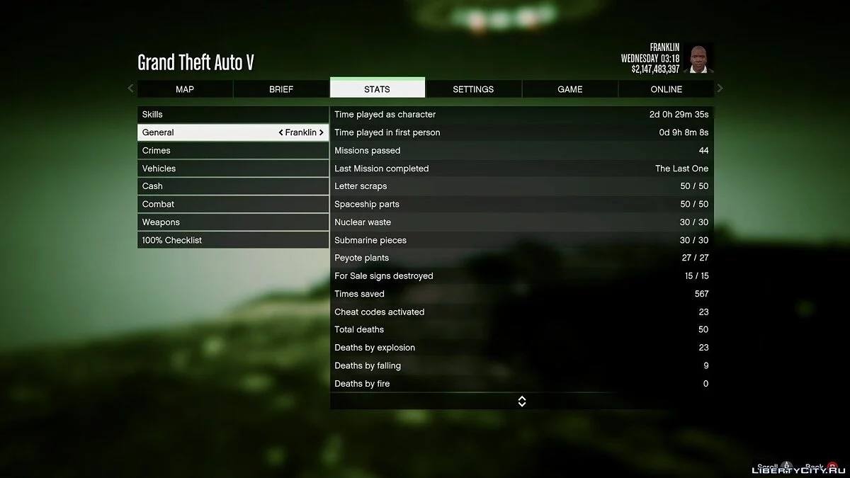 100% Game Save (PC) v5 / GTA 5
