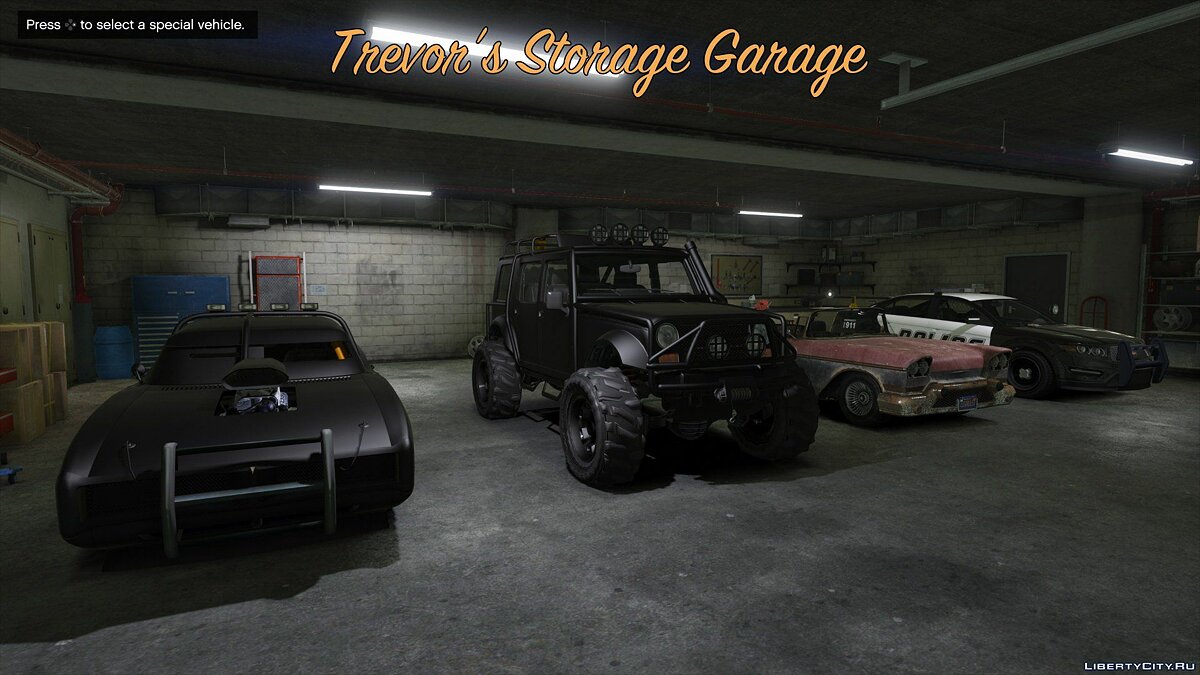 SINGLE PLAYER GARAGE MOD (Store 100's of Vehicles!)