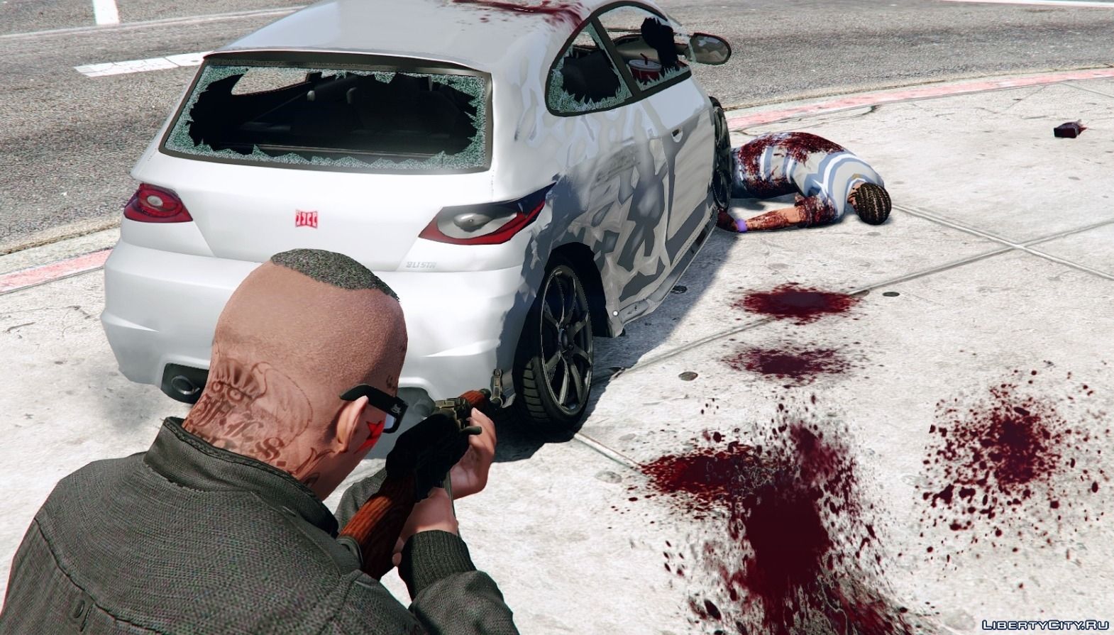 Blood and gore for gta 5 фото 65