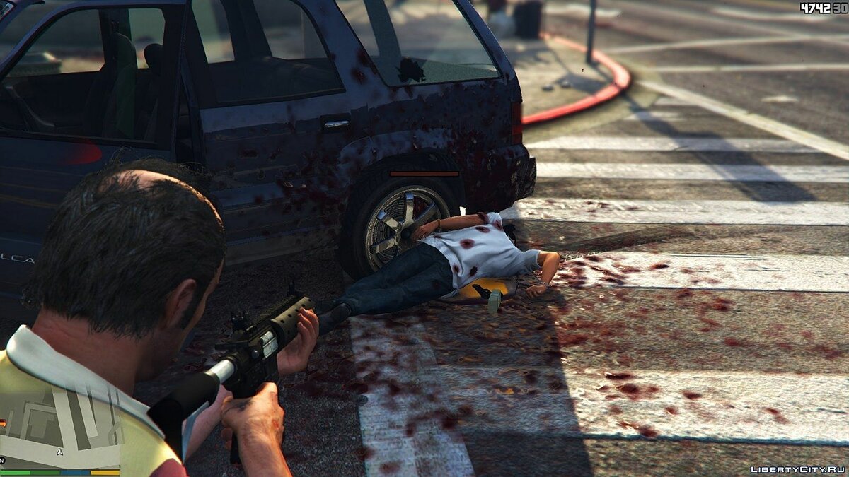 Blood and gore for gta 5 фото 117