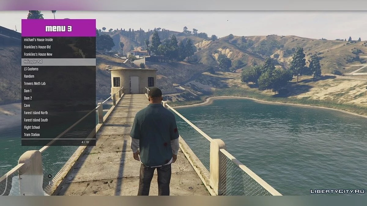 Телепорт меню для GTA 5 / Teleport Menu v1 / GTA 5
