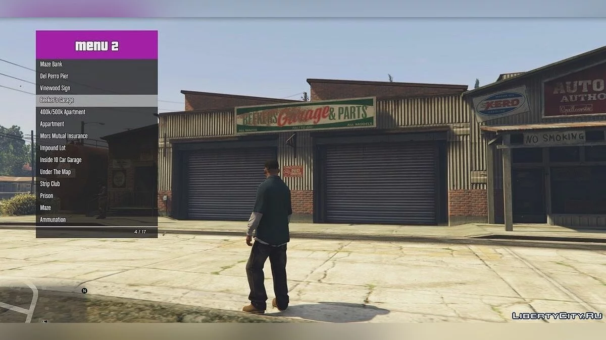 Телепорт меню для GTA 5 / Teleport Menu v1 / GTA 5