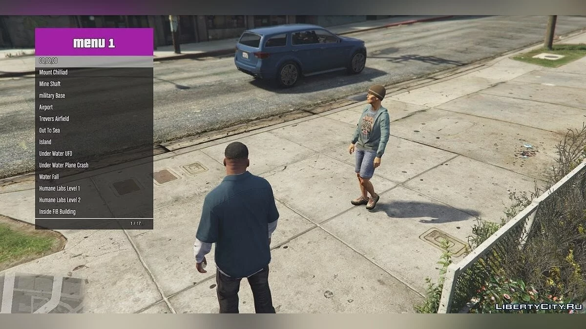 Телепорт меню для GTA 5 / Teleport Menu v1 / GTA 5