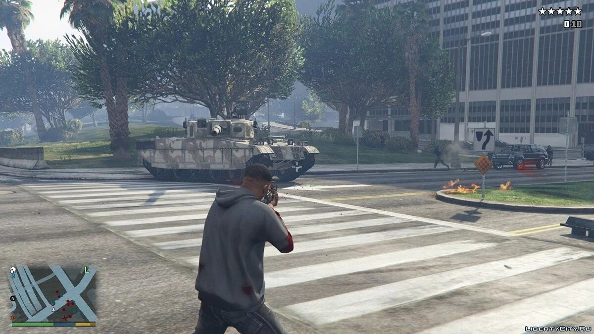 Армія з'являється при п'яти зірках v1.1 / GTA 5