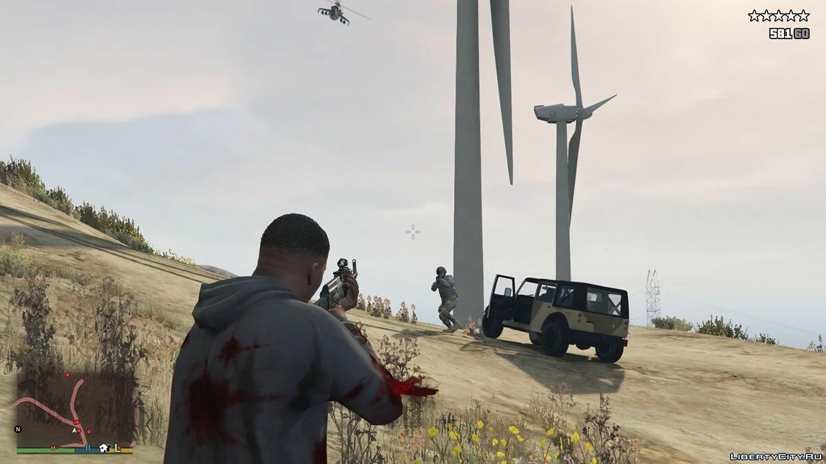 Армія з'являється при п'яти зірках v1.1 / GTA 5