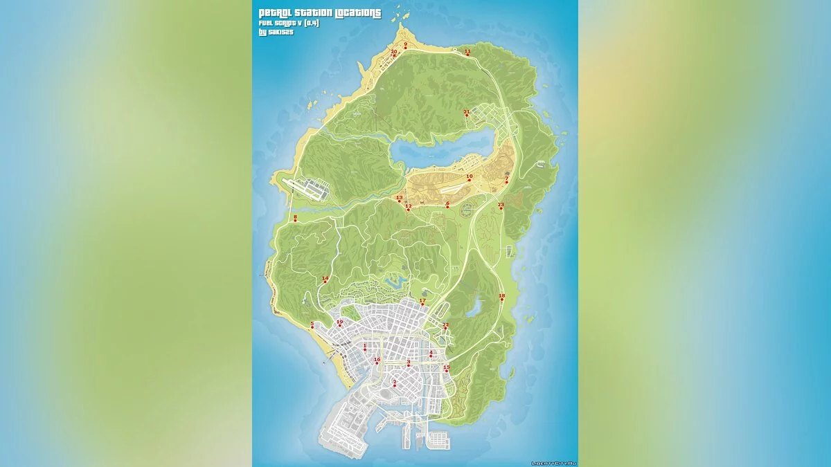 Топливо Мод / Fuel Script V Mod 0.6 / GTA 5