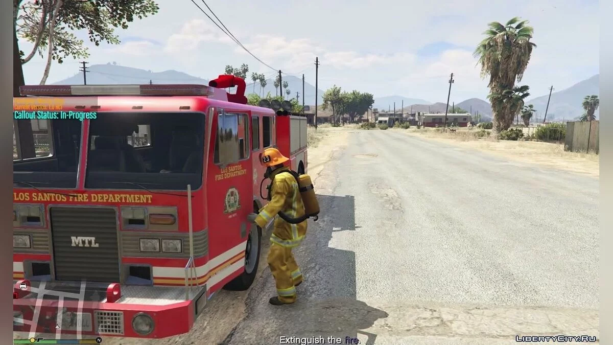 Пожарный / Firefighter Mod 1.0-RC1 / GTA 5