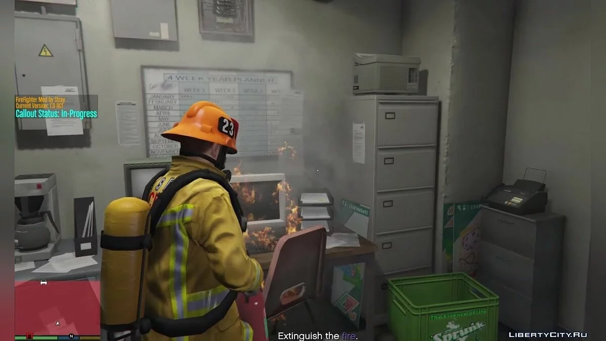 Пожарный / Firefighter Mod 1.0-RC1 / GTA 5