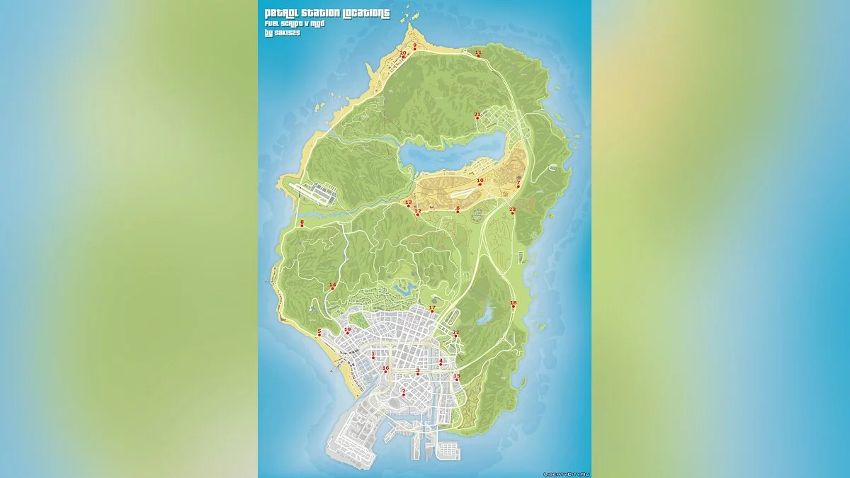 Топливо Мод / Fuel Script V Mod 0.8 / GTA 5