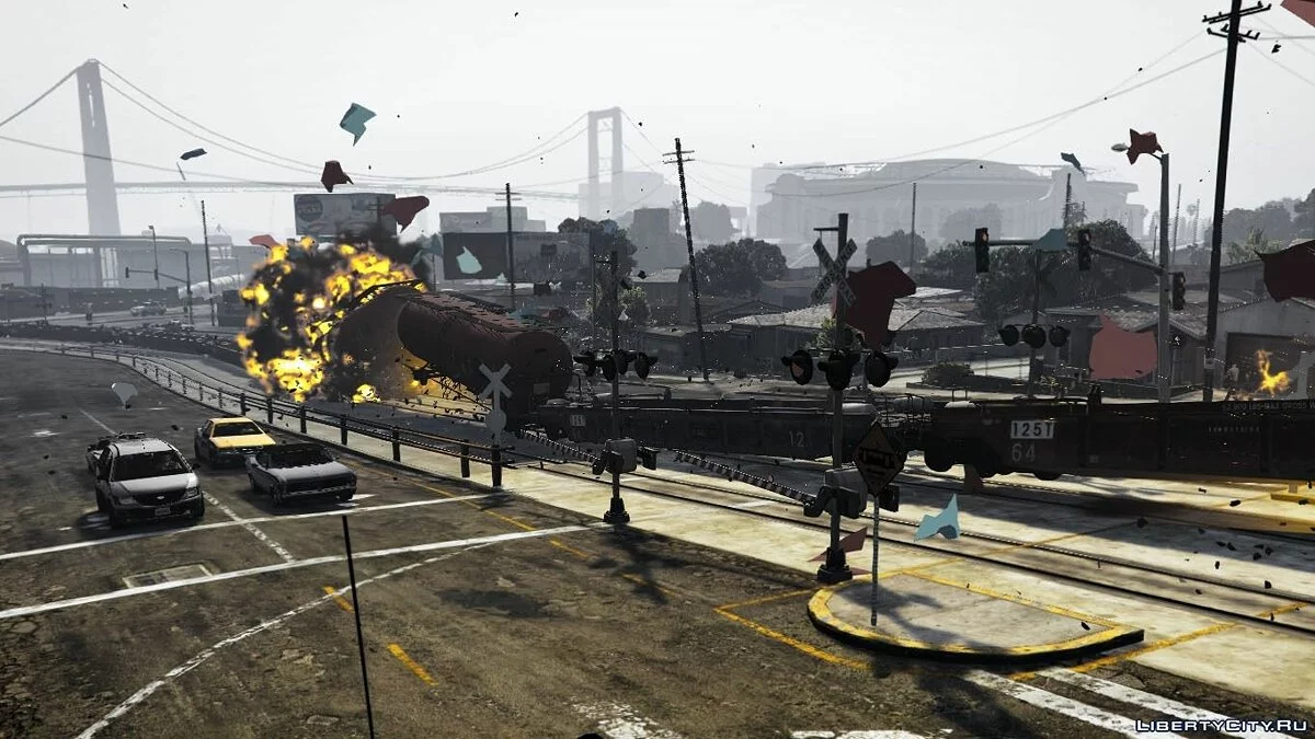 Railroad Engineer (train mod with derailment) 3.1.1 / GTA 5