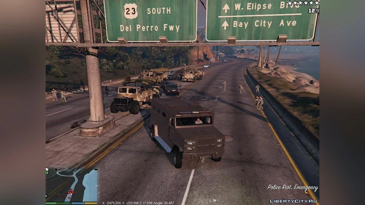 Six stars army 0.1 / GTA 5