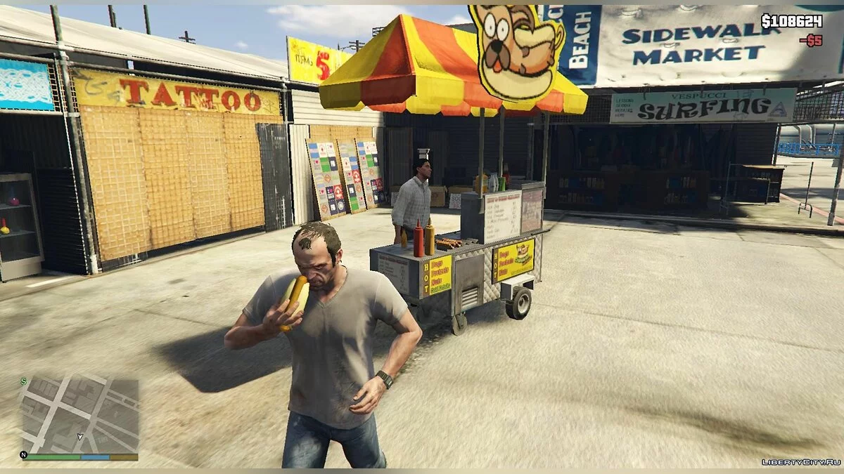 Funktionierende Hotdog-Verkäufer / GTA 5