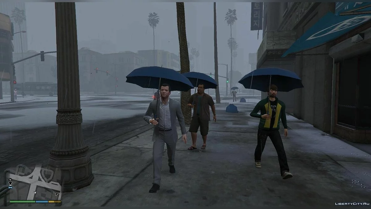 Regenschirm-Mod 1.1 / GTA 5