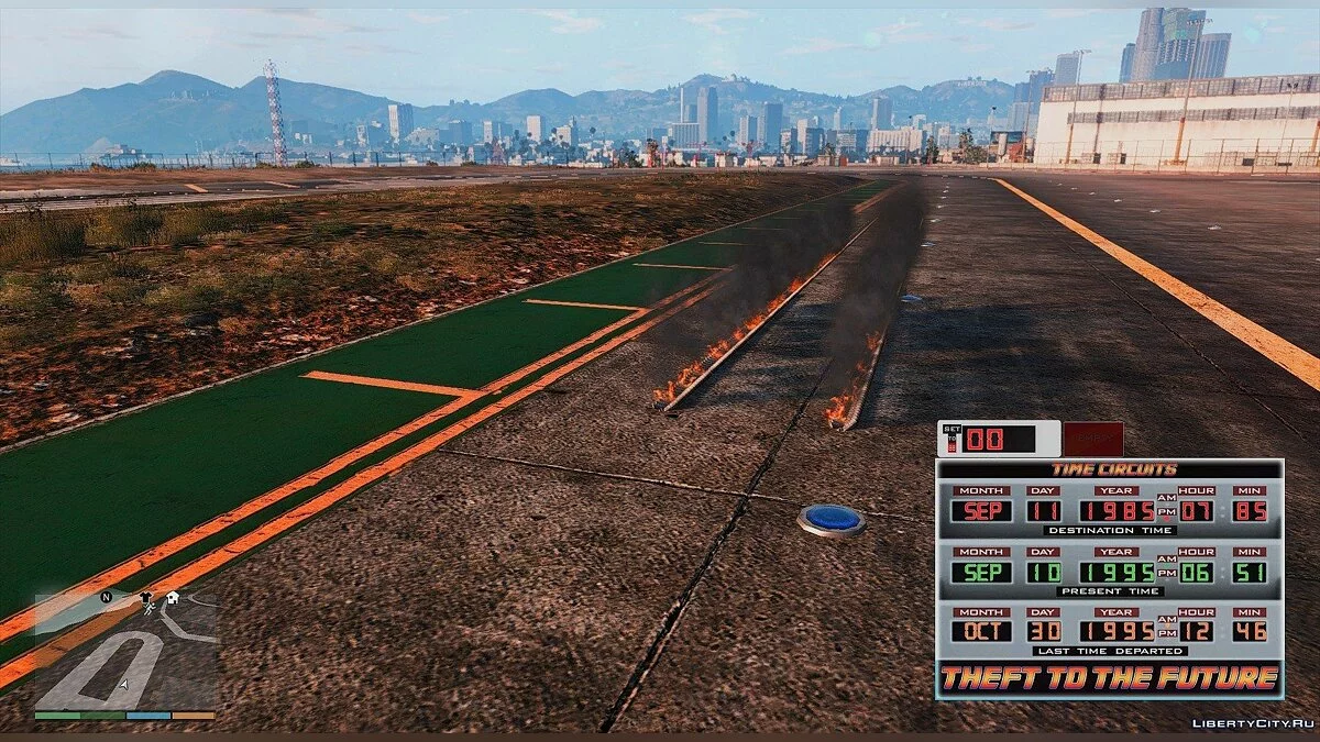 Мод Часові Циркули Назад у Майбутнє 0.7.1 / GTA 5