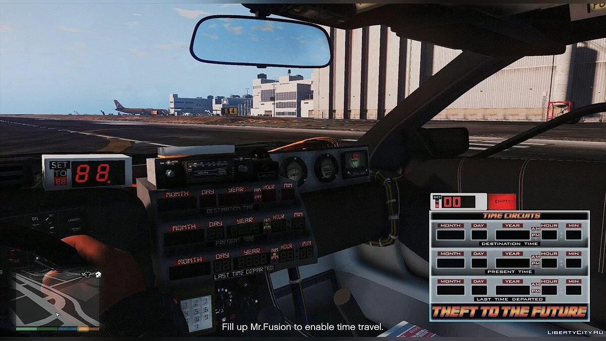 Мод Часові Циркули Назад у Майбутнє 0.7.1 / GTA 5