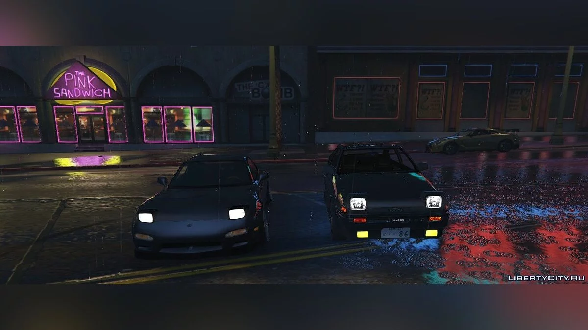 多种附加车辆的自动弹出式大灯 3.4 / GTA 5
