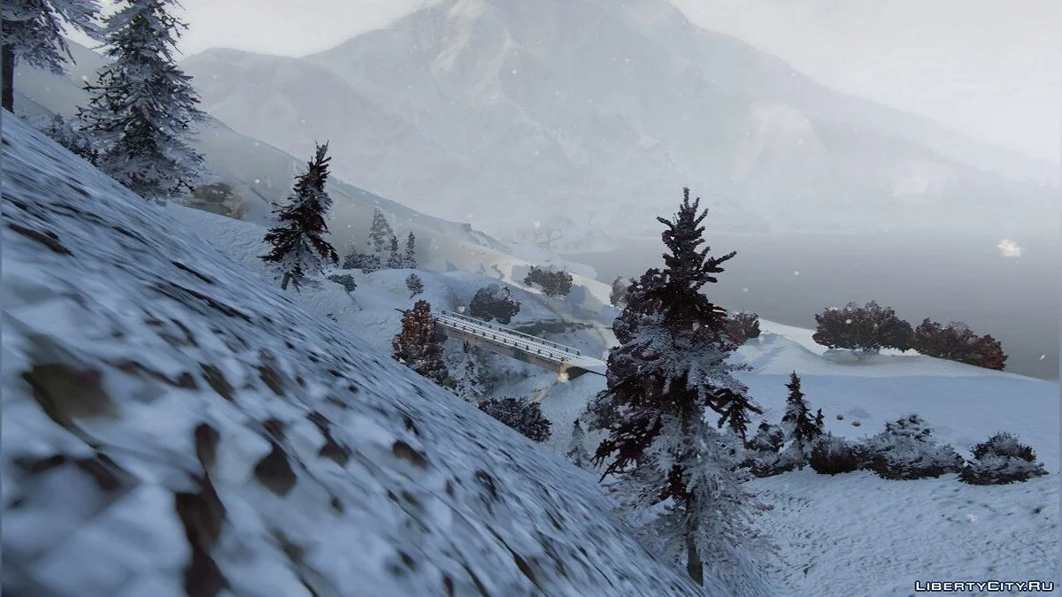 Navidad en un Jugador Único (Mod de Nieve) 1.01 / GTA 5