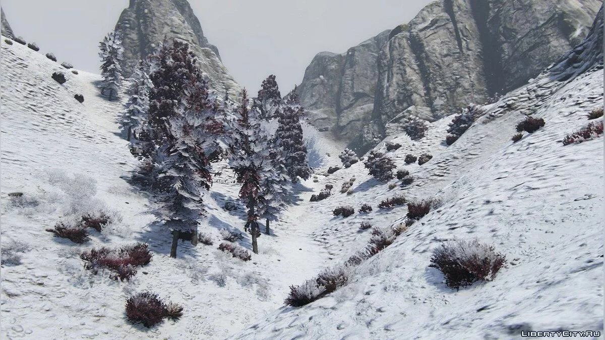 Navidad en un Jugador Único (Mod de Nieve) 1.01 / GTA 5