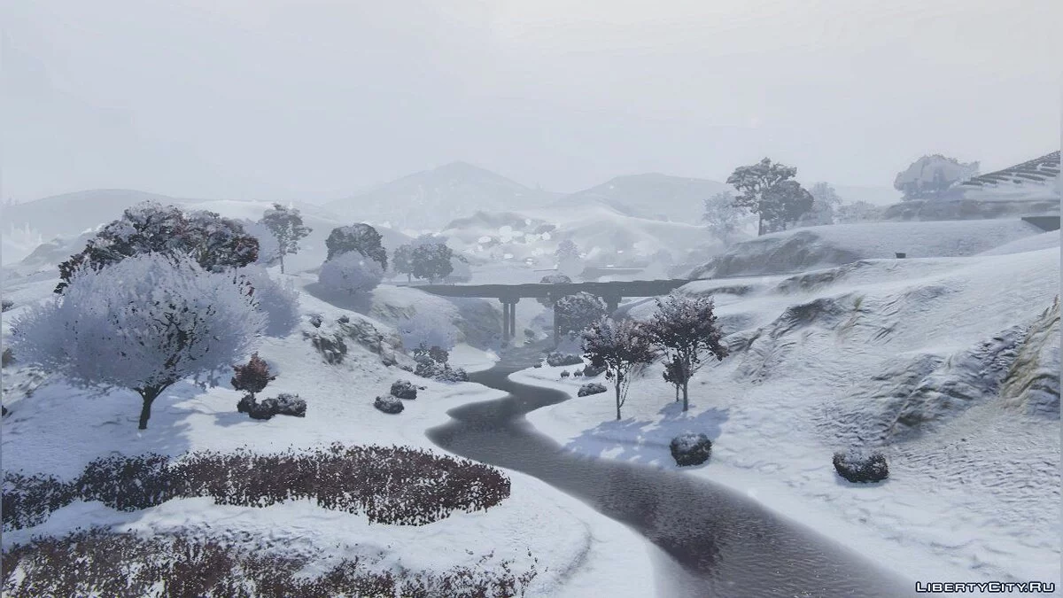 Navidad en un Jugador Único (Mod de Nieve) 1.01 / GTA 5