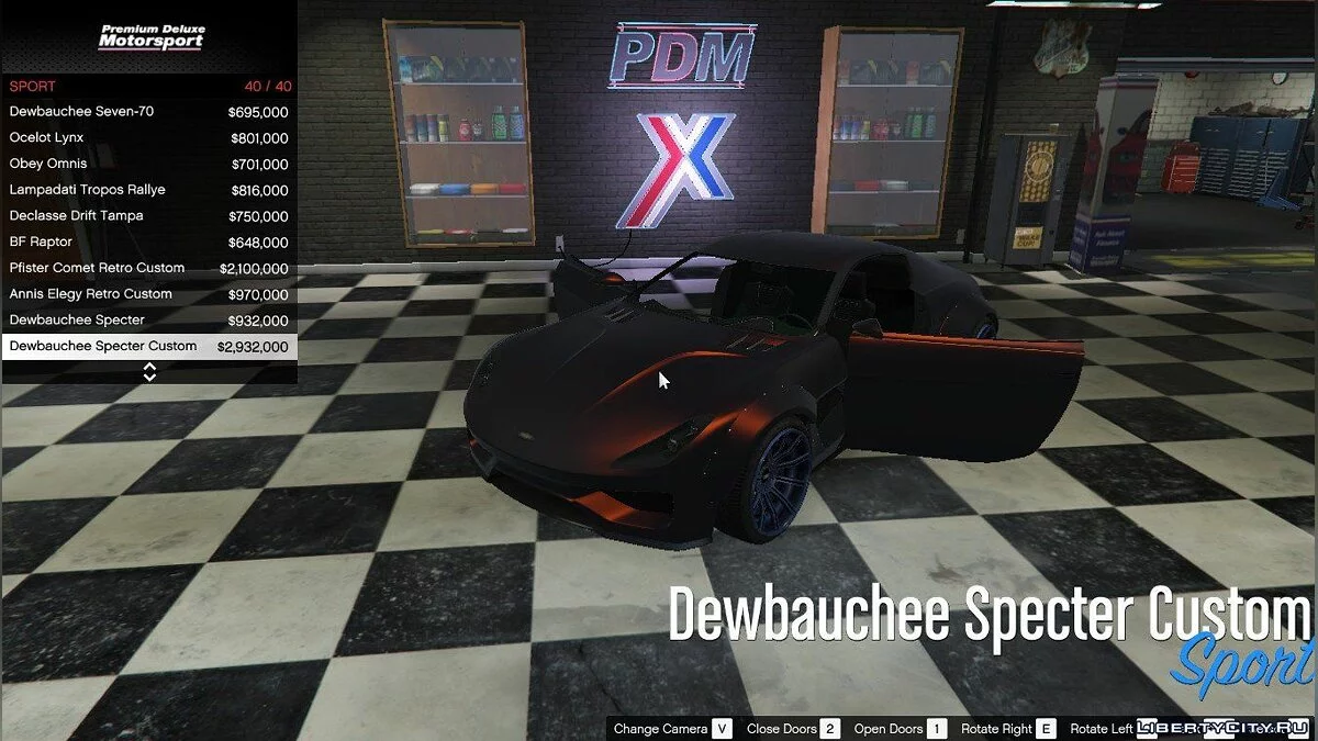 Concessionnaire de voitures Premium Deluxe Motorsport 3.5.1 / GTA 5