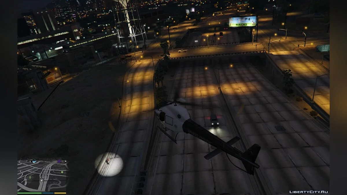 Simple Police Searchlight 0.3.1 / GTA 5