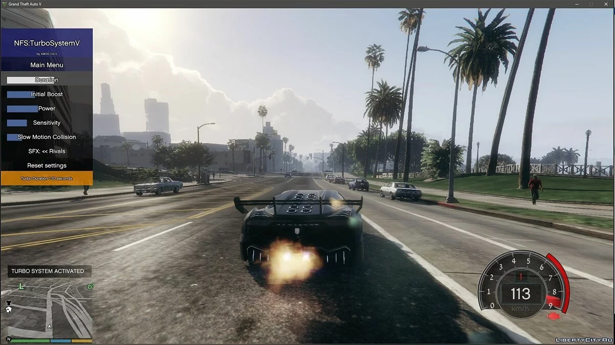 TurboSystemV (Ультра Нітро) 2.1.5 / GTA 5