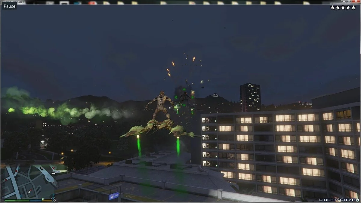 Green Goblin Gleiter und Powers Script 1.0 / GTA 5