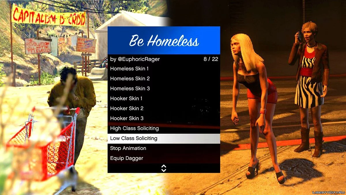 Be Homeless [.NET] 2.1b / GTA 5