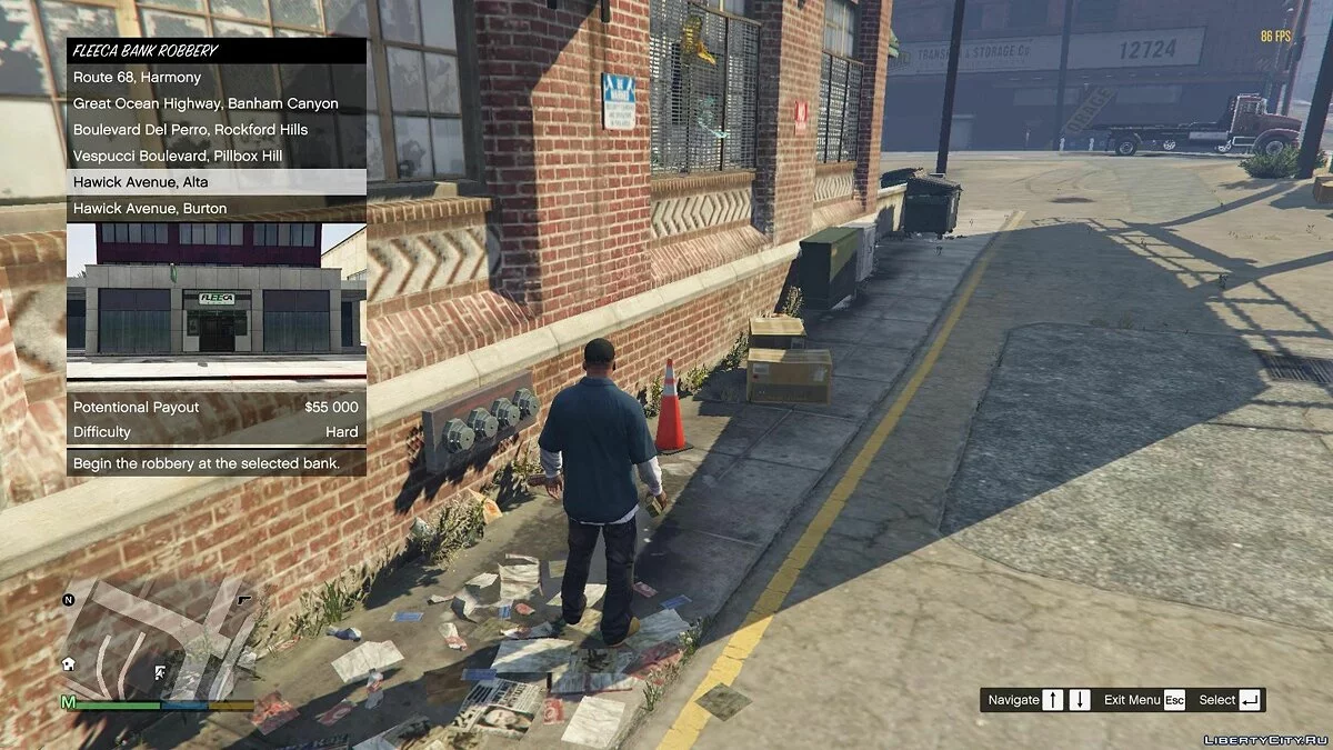Braquage de la banque Fleeca 1.3 / GTA 5