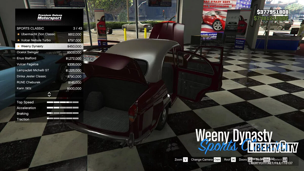 Premium Deluxe Motorsport Car Dealership 4.5.1 / GTA 5