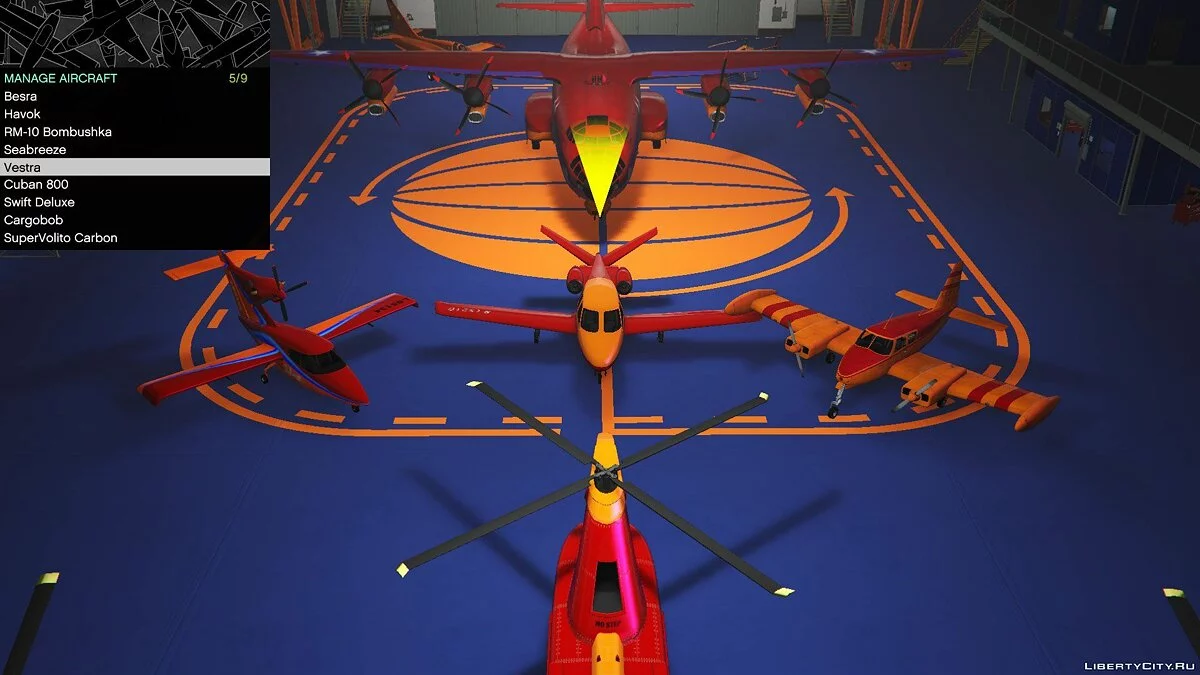 Hangars in SP 1.1 / GTA 5