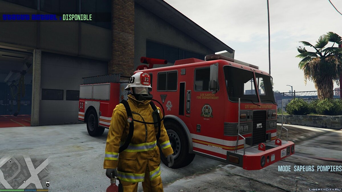 Download Firefighter Mod (Mode Sapeurs-Pompiers) 2.5A for GTA 5