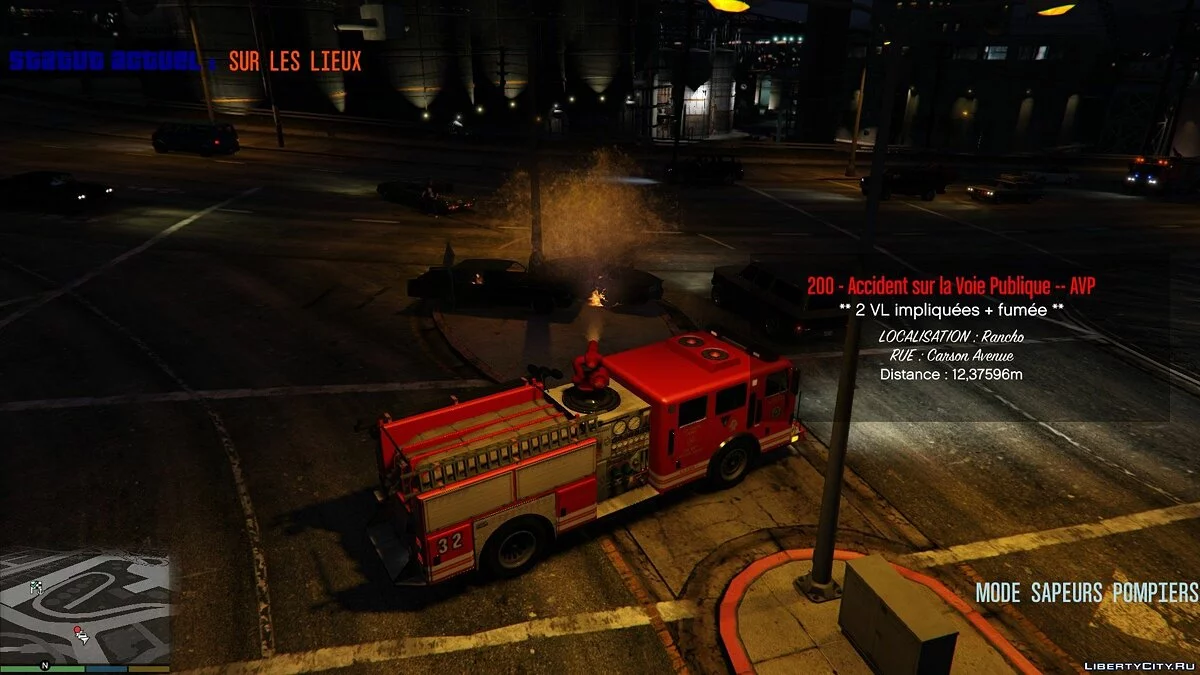 Firefighter Mod (Firefighters Mode) 2.5A / GTA 5