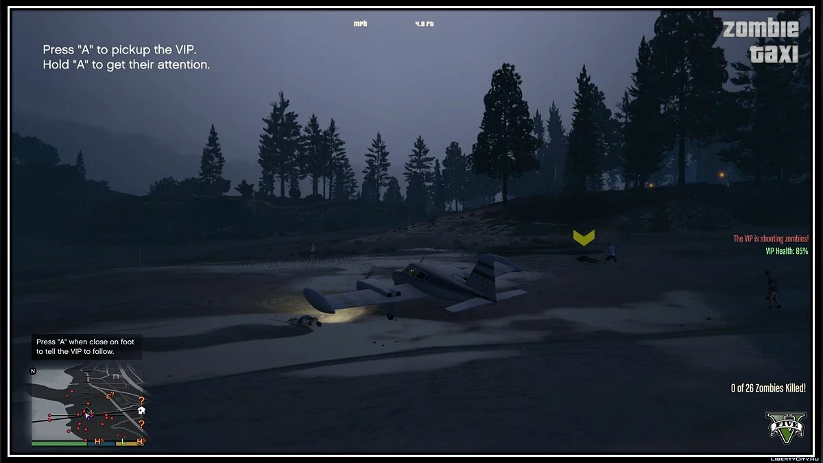 Taxi Zumbi 0.3 / GTA 5