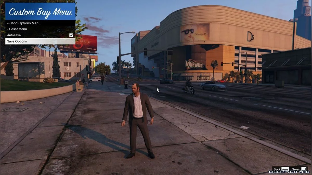 Користувацьке Меню Купівлі / GTA 5