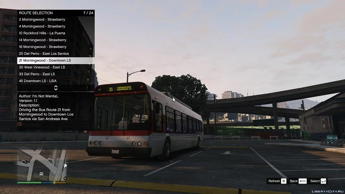 Simulador de Motorista de Ônibus (Bus Simulator V) 1.0 / GTA 5