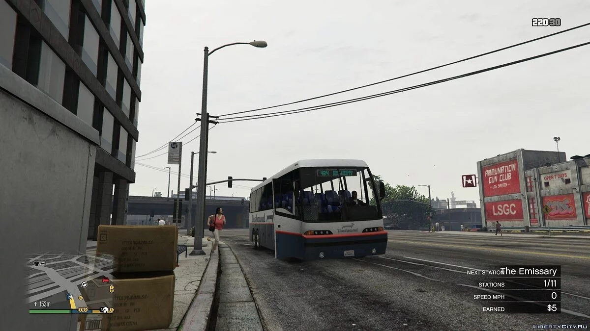 Simulador de Motorista de Ônibus (Bus Simulator V) 1.0 / GTA 5