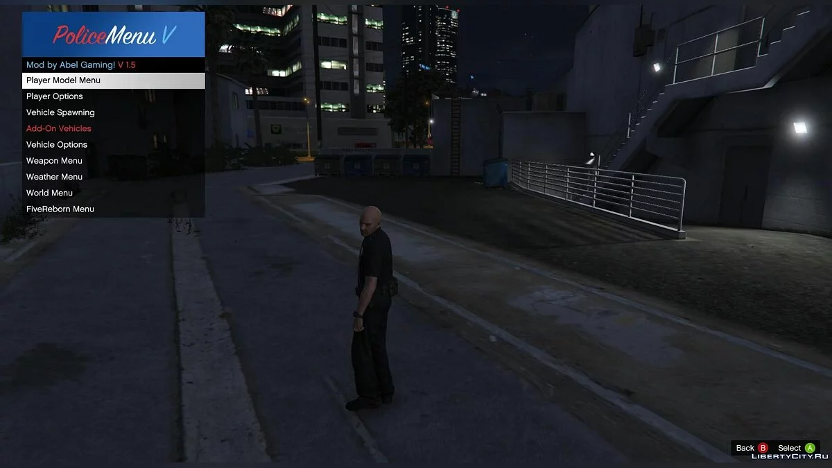 警察菜单 V 1.9 / GTA 5