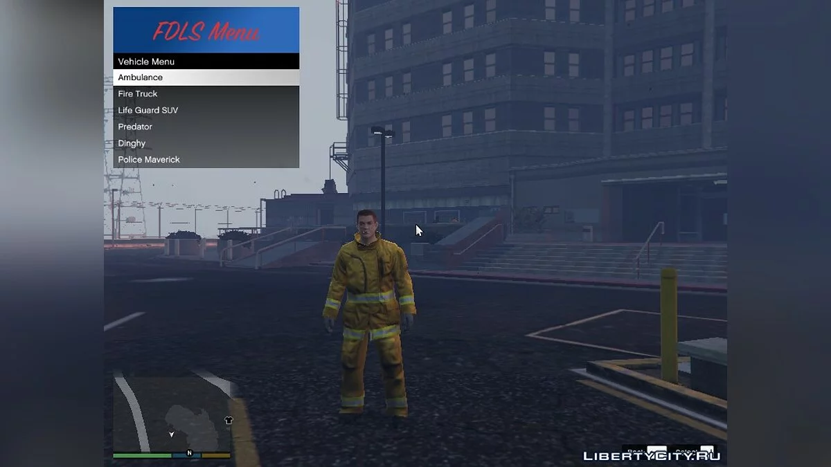 FDLS Menu 1.0 - Fire Department Menu / GTA 5