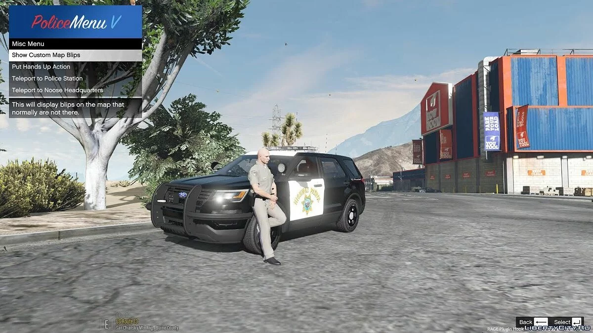 警察菜单 V 2.1 - 警察选项菜单 / GTA 5