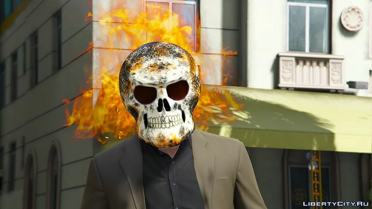 Máscara de Crânio Flamejante / GTA 5
