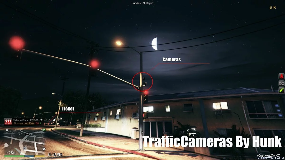 Cámaras de Tráfico 1.7b - Registro de infracciones en la carretera / GTA 5