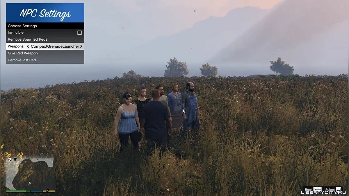 Спавн игровых персонажей / GTA 5